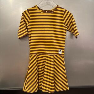 Kid’s Mini Rodini Striped Rib Dance Dress